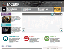 Tablet Screenshot of mcerf.org